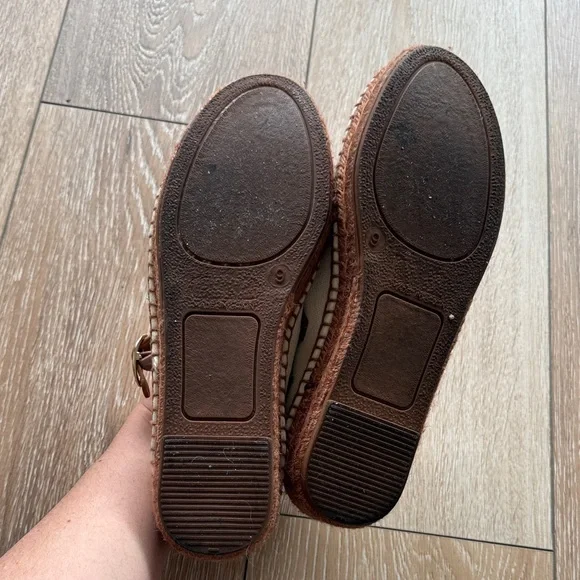 Tuckernuck Ivory Canvas Jamie Espadrille Flats - Picture 7 of 13